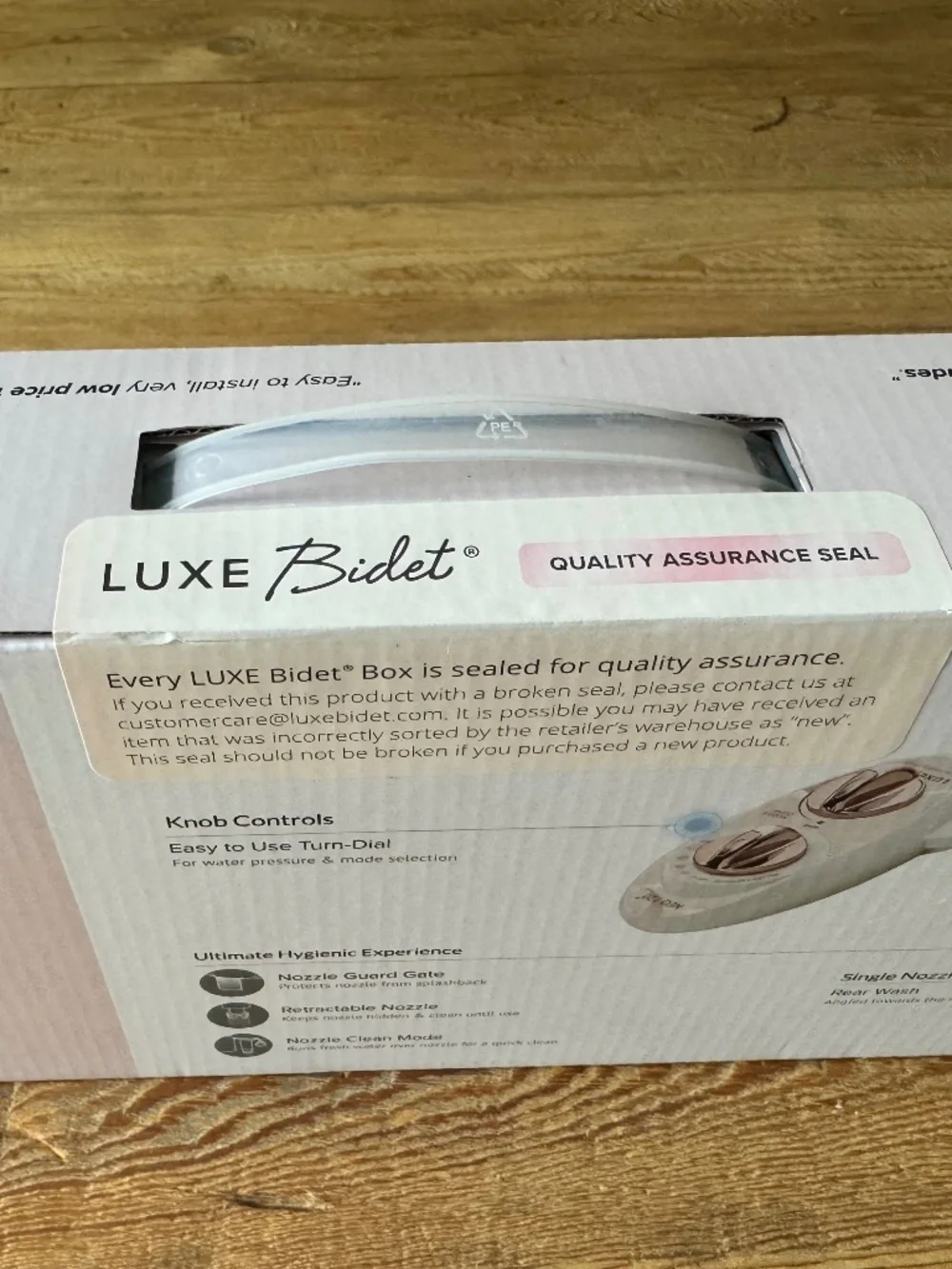 Luxe Bidet Neo 120, Rose Gold